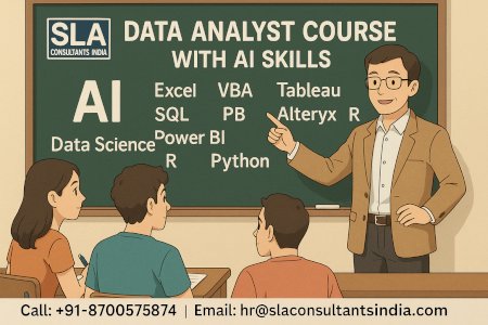 Data Analytics Course in Noida, with Job Oriented Program | Live-Online training, Digitize with AI Skills for 2026, by SLA Consultants Noida,